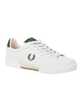 Baskets Fred Perry B722 Leather Blanc Homme