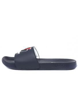 Flip flops Superdry Core Pool Slide Bleu marine Homme