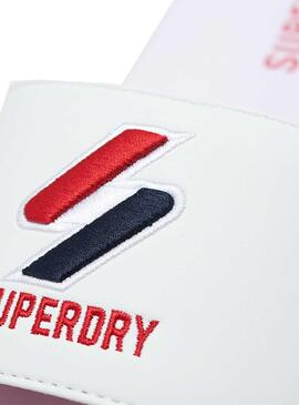 Flip flops Superdry Core Pool Blanc pour Homme