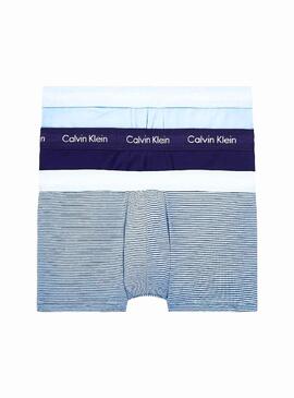 Slip Calvin Klein Low Rise Bleu Homme
