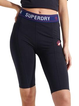 Leggings Superdry Sportstyle Noire Femme