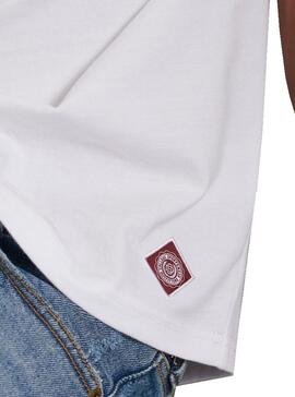 T-Shirt Superdry Basic  Logo Blanc pour Homme