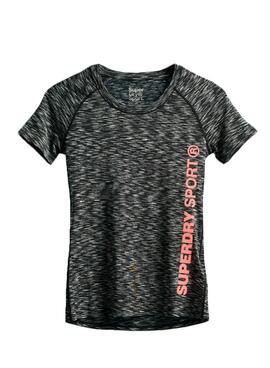 T-Shirt Superdry Pigment Noir pour Homme