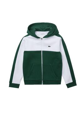 Veste Lacoste Bicolore Vert pour Garçon