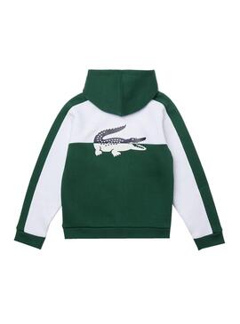 Veste Lacoste Bicolore Vert pour Garçon