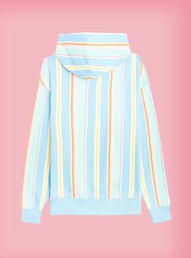 Sweat Tommy Jeans Pastel Rayures Capuche Homme