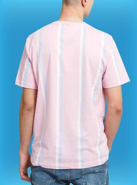 T-Shirt Tommy Jeans Pastel Rayas pour Homme