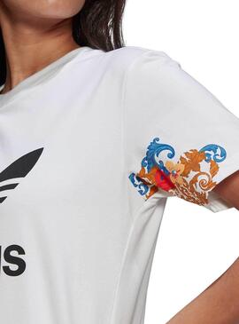 T-Shirt Adidas Studio London Blanc pour Femme