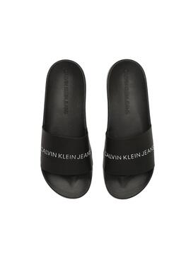 Flip flops Calvin Klein Institutional Noir Femme