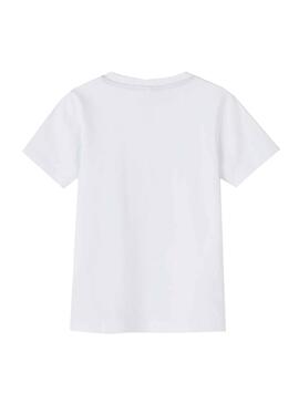 T-Shirt Name It Focean Blanc pour Garçon