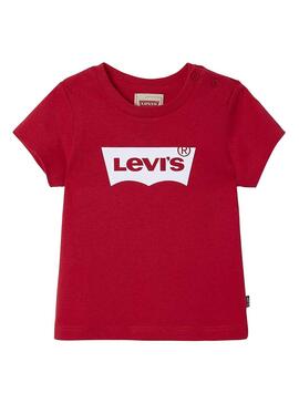 T-Shirt Levis Kids Bat Rouge pour Garçon