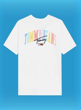 T-Shirt Tommy Jeans Pastel Collegiate Logo Homme