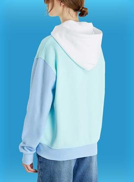 Sweat Tommy Jeans Pastel Color Block pour Femme