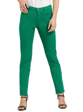 Naf Naf Pantalon skinny poches Vert Femme