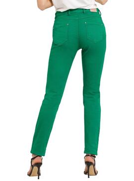 Naf Naf Pantalon skinny poches Vert Femme