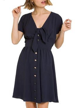 Robe Naf Naf Naf Noeud Bleu marine Femme