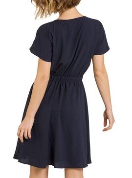 Robe Naf Naf Naf Noeud Bleu marine Femme