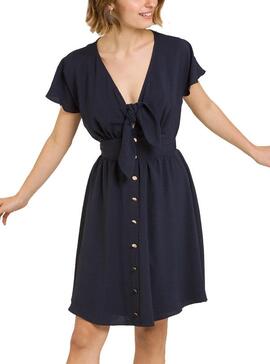 Robe Naf Naf Naf Noeud Bleu marine Femme