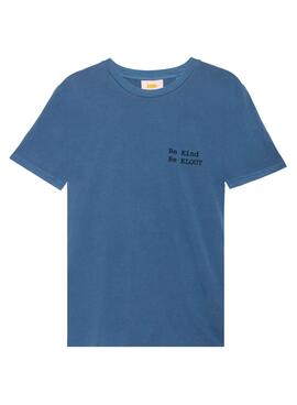 T-Shirt Klout Dyed Bleu pour Homme