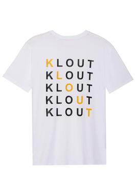 T-Shirt Klout Crucigrama Blanc pour Homme