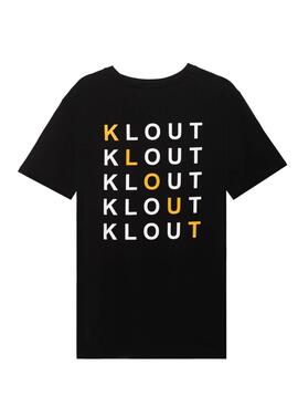 T-Shirt Klout Crucigrama Noir pour Homme