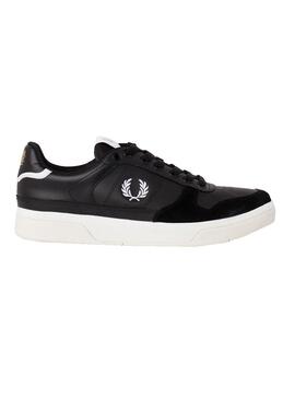 Baskets Fred Perry B300 Noir pour Homme Femme