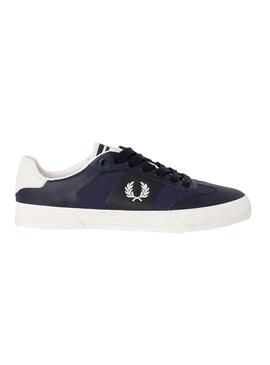 Baskets Fred Perry Clay Bleu marine Homme et Femme