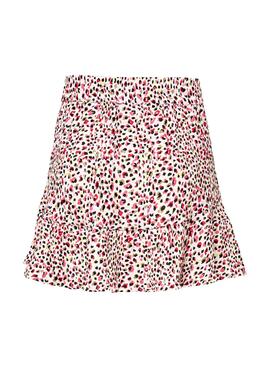 Jupe Only Dia Life Plisse Blanc pour Femme