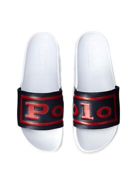 Flip flops Polo Synthetic Blanc pour Homme