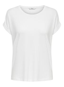 T-Shirt Only Moster Blanc pour Femme
