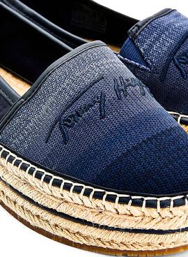 Espadrille bleu cheap marine femme