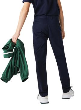 Pantalon Lacoste Chino Bleu marine pour Homme