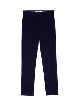 Pantalon Lacoste Chino Bleu marine pour Homme