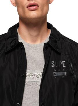 Veste Superdry Surplus Goods Noir pour Homme