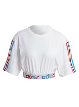 T-Shirt Adidas Primeblue Blanc pour Femme