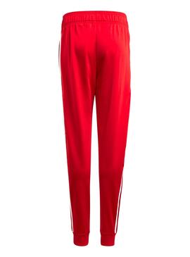 Pantalon de survêtement Adidas Rouge pour Garçon et Fille
