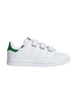 Baskets Adidas Stan Smith CF Blanc Garçon Fille