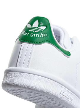 Baskets Adidas Stan Smith CF Blanc Garçon Fille