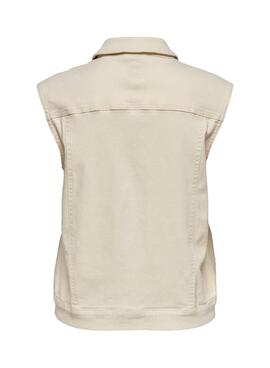 Gilet Only Carra Life Beige pour Femme