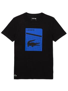 T-Shirt Lacoste Sport Noir Homme