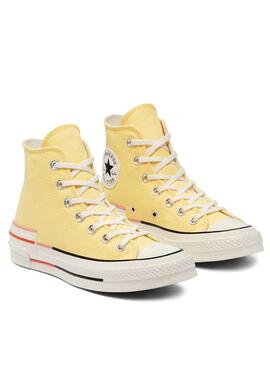 Baskets Converse Chuck 70 Jaune pour Femme