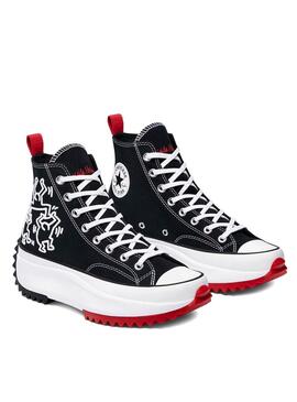 Baskets Converse x Keith Run Star Hike Noire