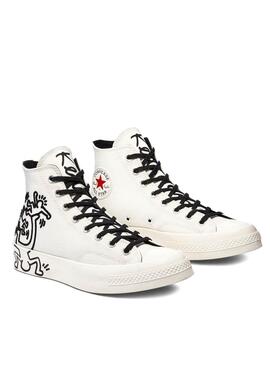 Baskets Converse x Keith Haring Chuck'70 Blanc