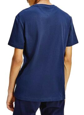 T-Shirt Tommy Jeans Timeless Bleu marine Homme