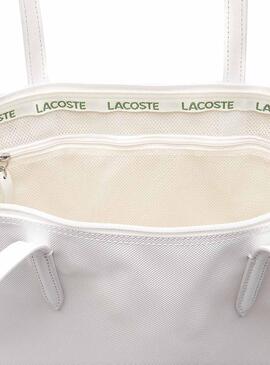 Sac Lacoste L Shopping Blanche Femme 