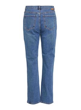 Jeans Vila Vistraray Bleu pour Femme