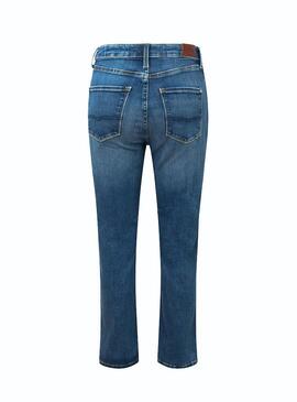 Jeans Pepe Jeans Dion 7/8 Bleu pour Femme