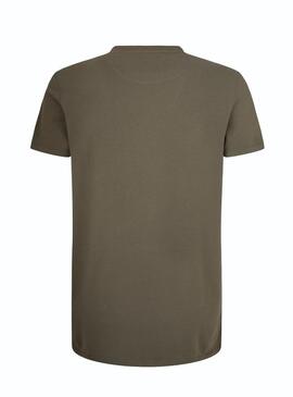 T-Shirt Pepe Jeans Gamme Jayo Vert pour Homme