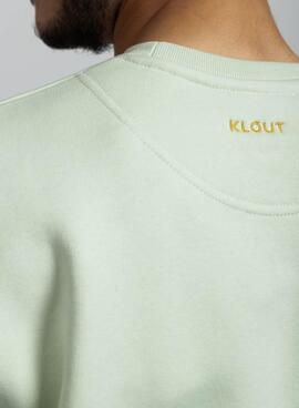 Sweat Klout Basic Vert pour Homme et Femme
