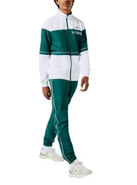 Survêtement Lacoste Sport Couleur Block Vert Homme